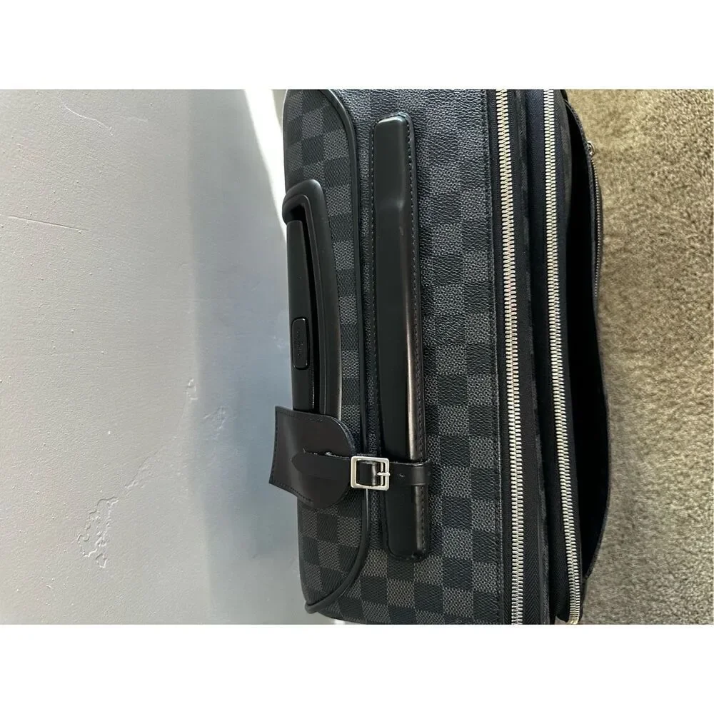LOUIS VUITTON Pegase Legere 55 Business Graphite Carryon w/ Cover, Dust Bag & Bo